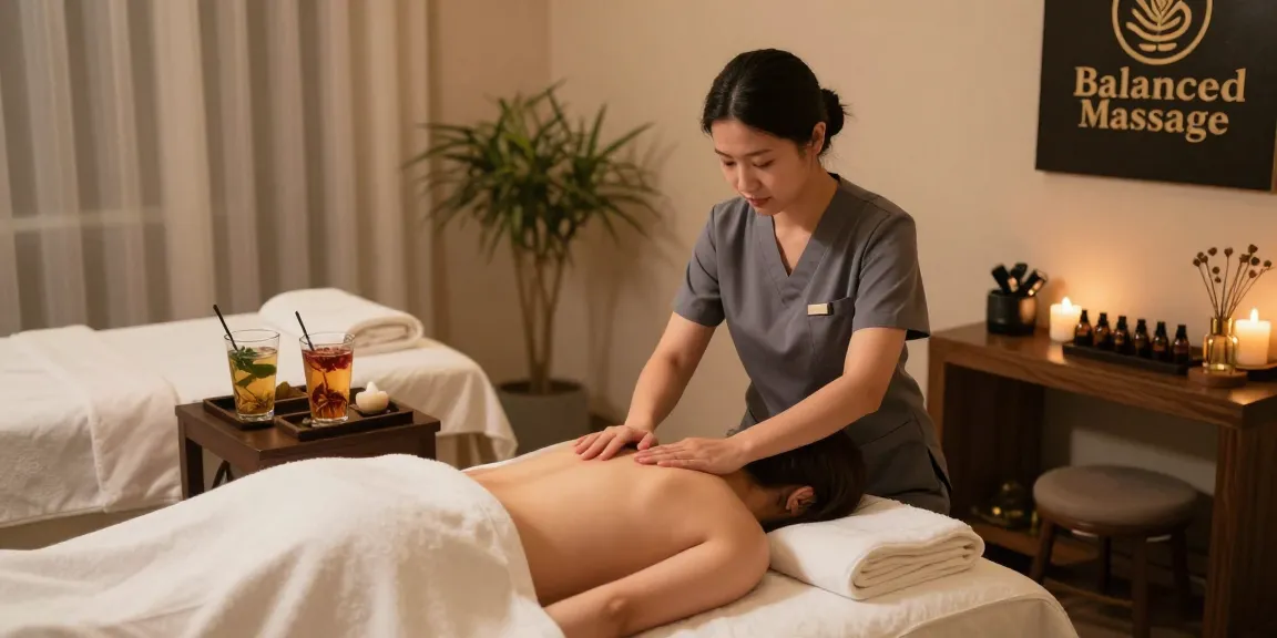 Balanced Massage therapy consultation highlighting personalized services with mantra88 in a serene setting.