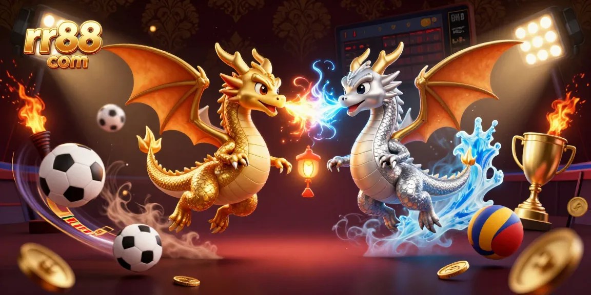 Engage with rr88 com for an exhilarating gaming experience featuring dynamic dragons and vibrant casino elements.