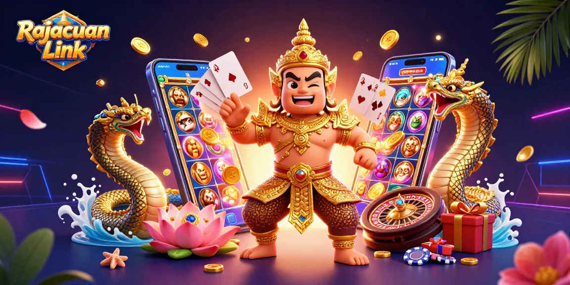 Mainkan slot menarik di Rajacuan Link dengan elemen taruhan yang meriah dan menggembirakan.