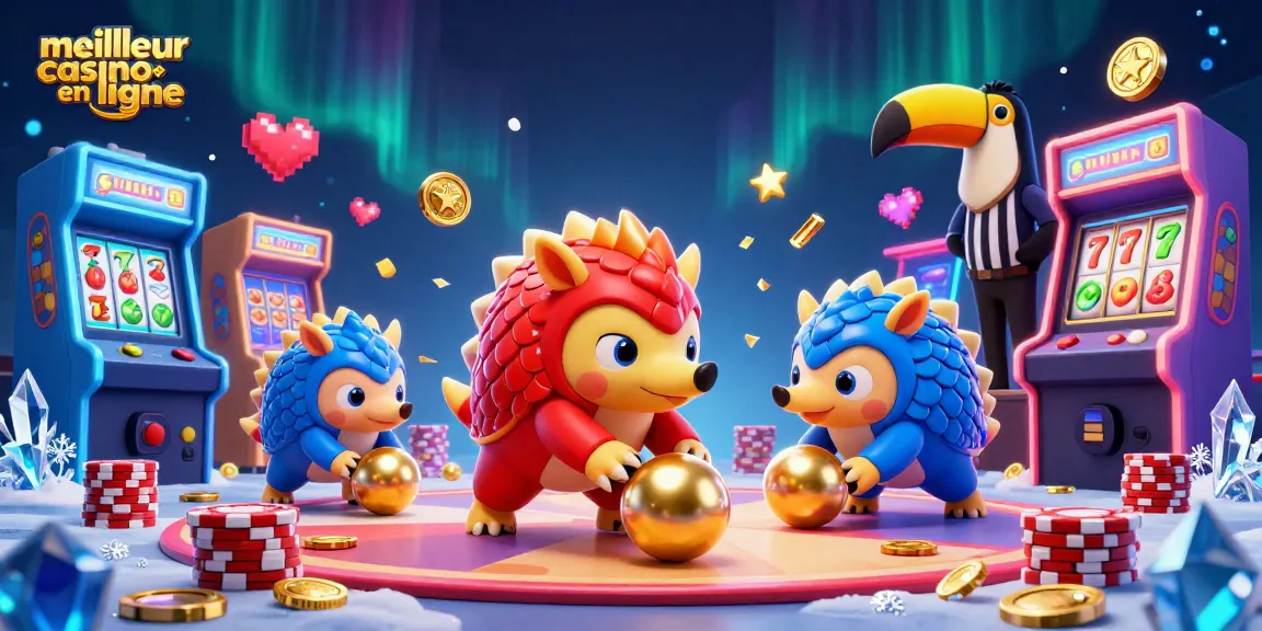 Jouer au meilleur casino en ligne avec une bataille amusante de pangolins rivaux dans un cadre de jeu captivant.