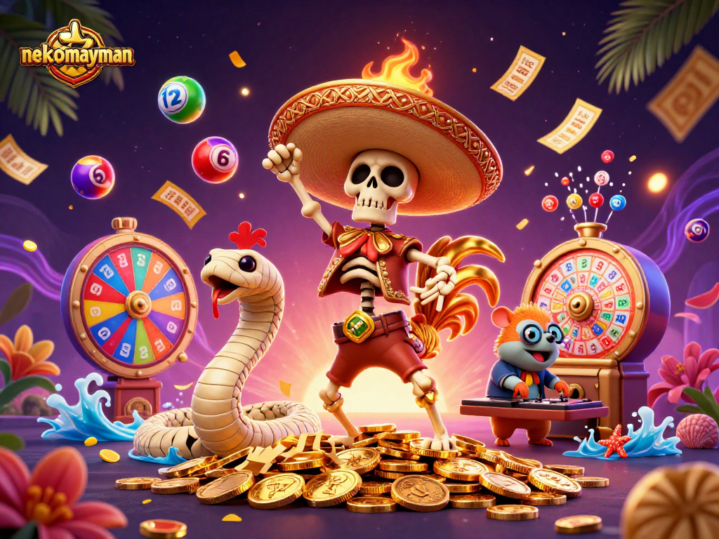 Experience exciting wins with nekomayman featuring vibrant characters and dynamic casino elements.