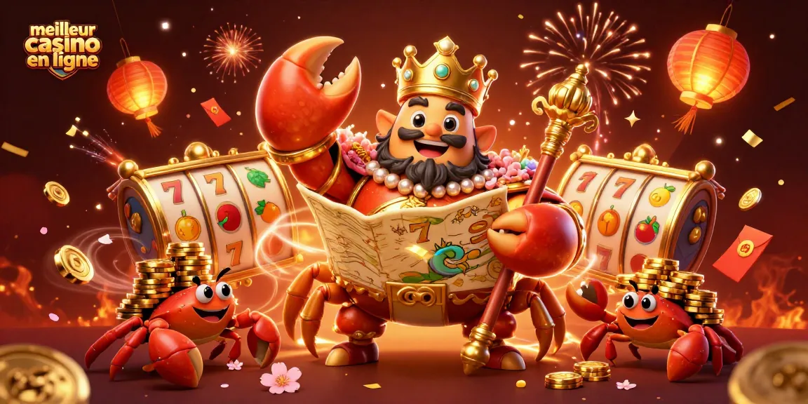 Découvrez le meilleur casino en ligne avec le crabe empereur d'or et des machines à sous animées.