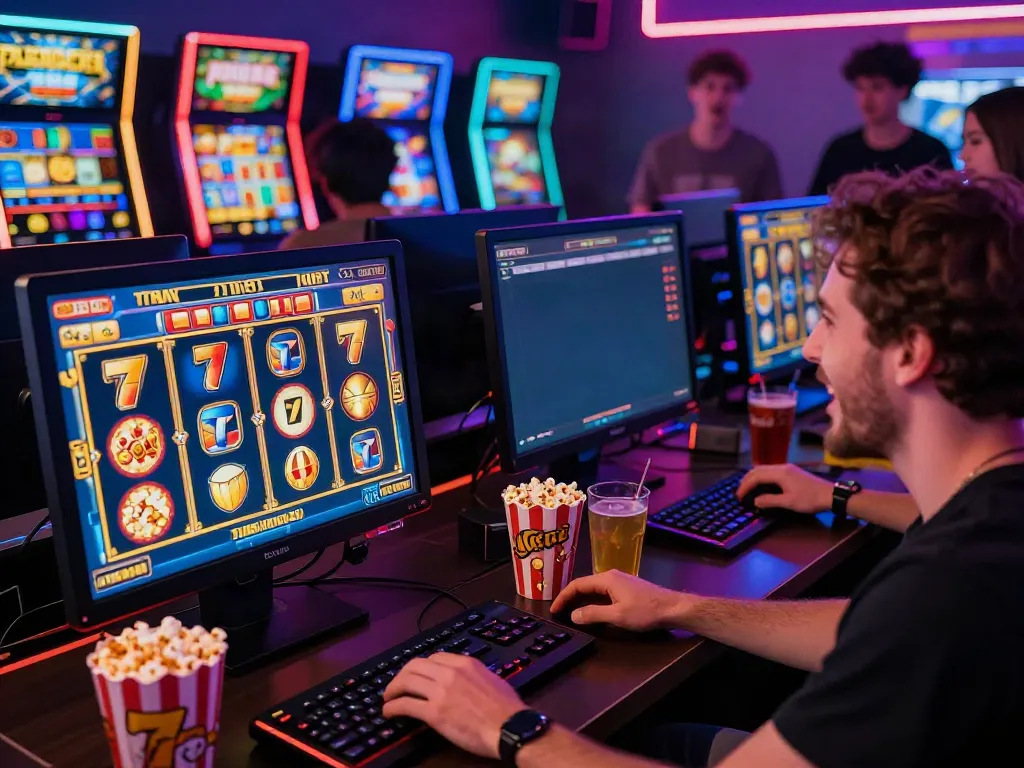 Permainan slot777 online yang menarik dengan suasana ramai saat bermain.