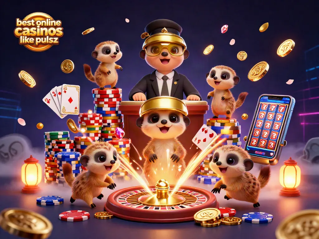 Experience the thrilling world of the best online casinos like pulsz with dynamic meerkat casino characters.