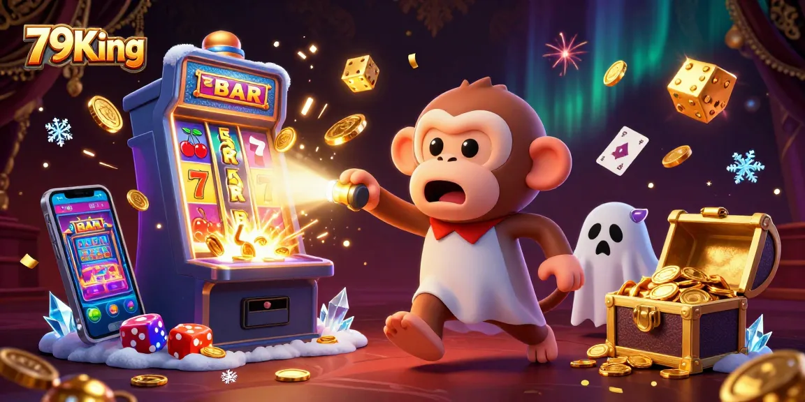 79King players enjoy thrilling casino fun with a poltergeist monkey and ghost-hunter puppy.