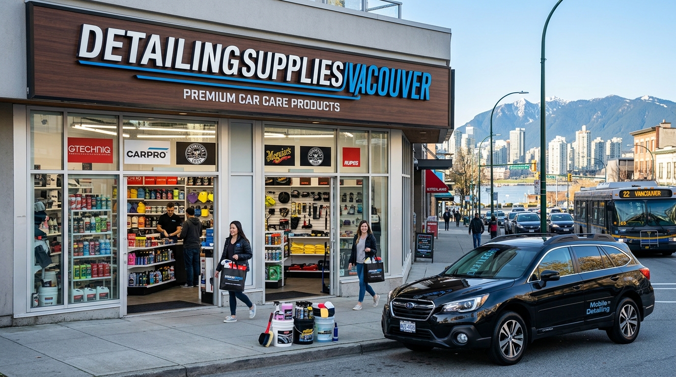 High-Quality Detailing Supplies Vancouver Drivers Choose for Every Wash Detailing Supplies Vancouver