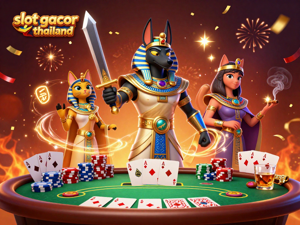 Spin the reels of slot gacor thailand for thrilling wins in this vibrant casino scene.