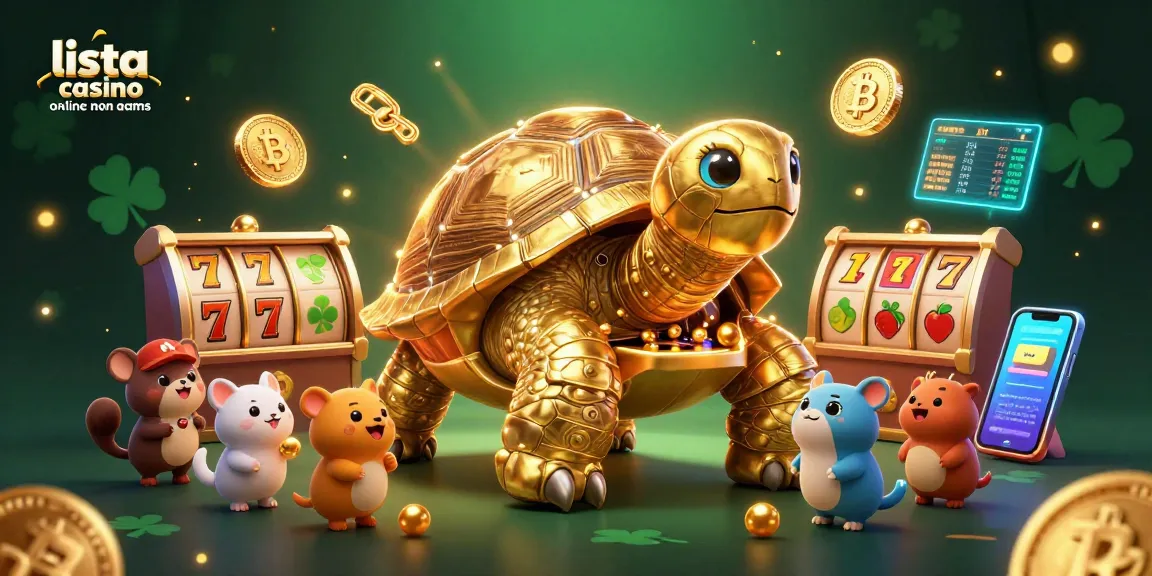 Vinci con la lista casino online non AAMS, un'illustrazione 3D ricca di elementi del Casinò.