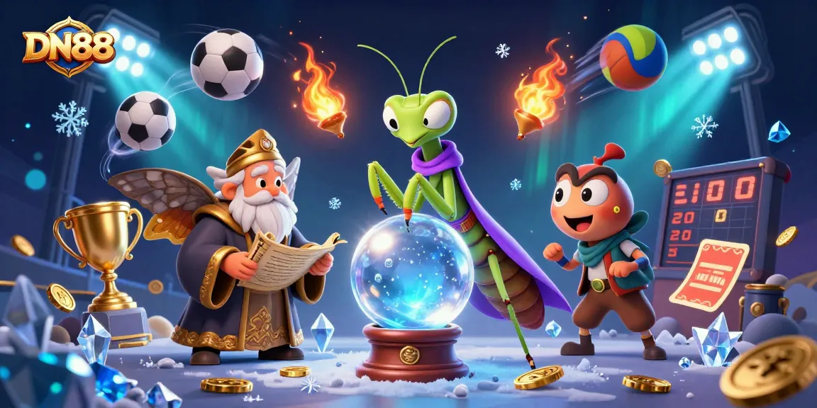 Experience thrilling gameplay at DN88 with a vibrant 3D casino scene featuring dynamic sports elements.