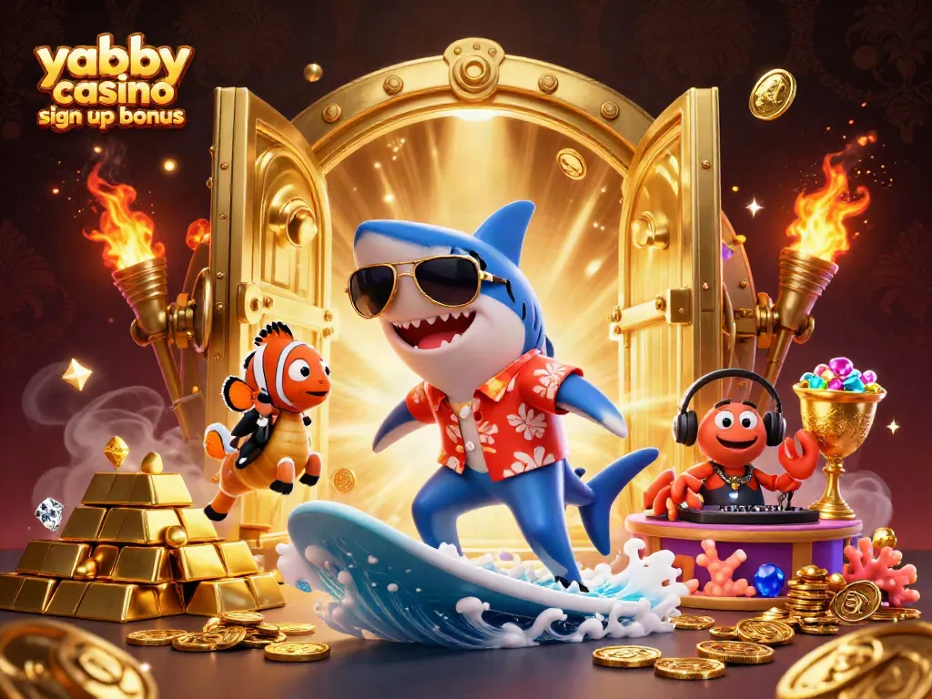 Experience the excitement of the yabby casino sign up bonus with vibrant characters and exclusive promotions.