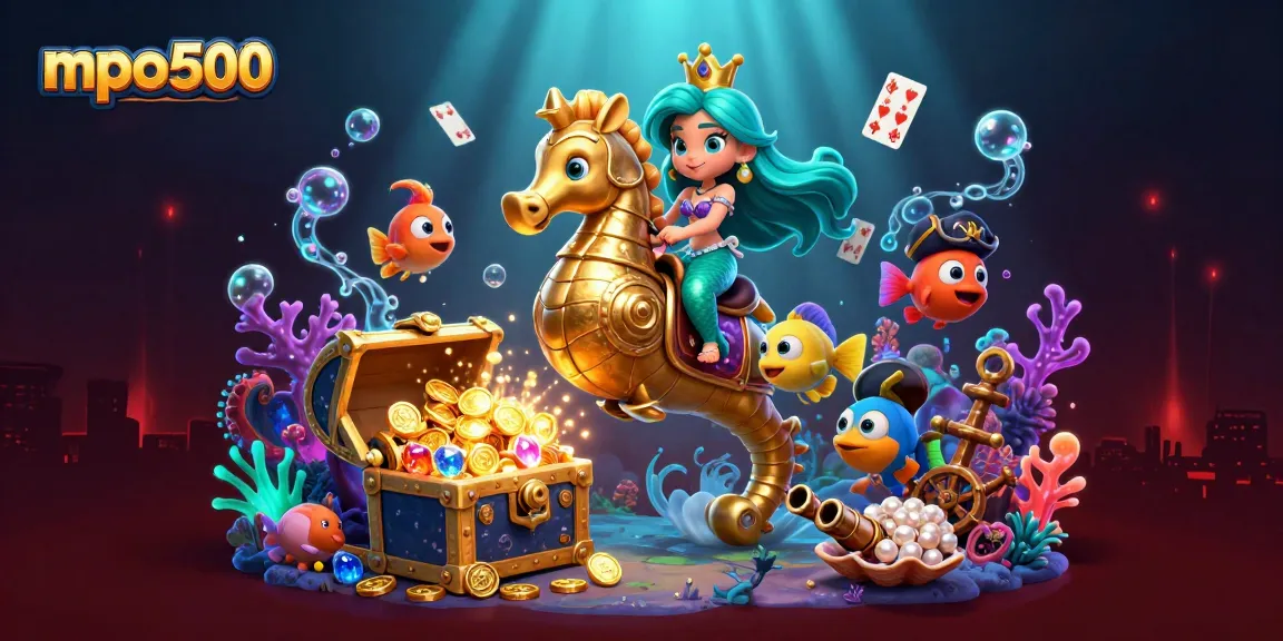 Experience magical gaming adventures with mpo500 featuring vibrant sea characters and treasures.