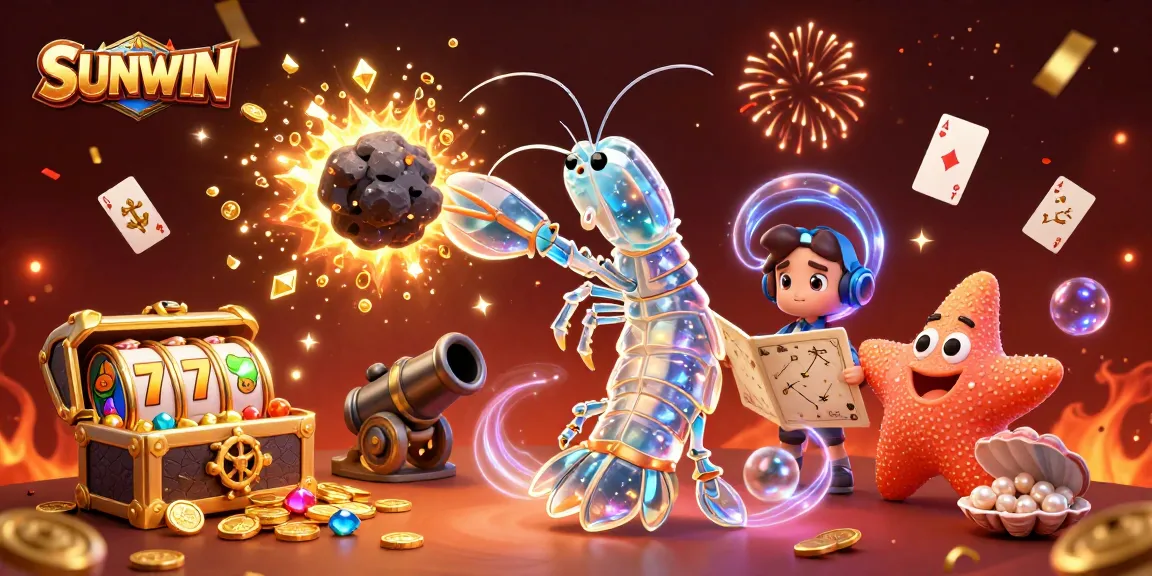 SUNWIN players experience excitement winning gold coins and gems in a vibrant casino adventure.