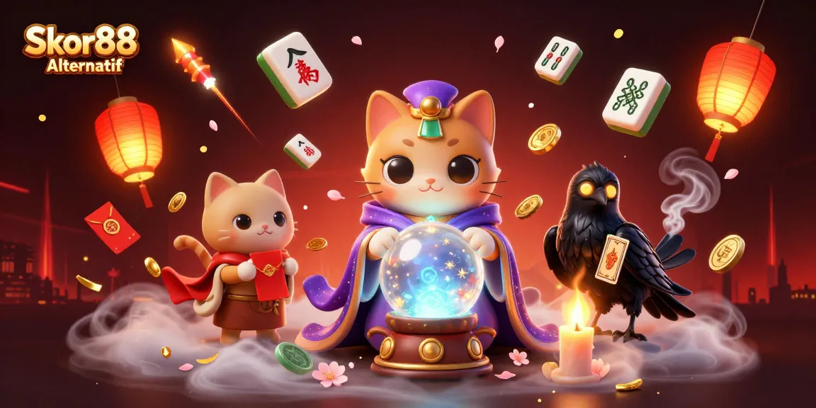 Engage in thrilling gameplay at Skor88 Alternatif with captivating casino elements and mystical ambiance