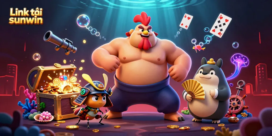 Experience excitement with Link tải sunwin featuring colorful characters and dynamic gaming elements.