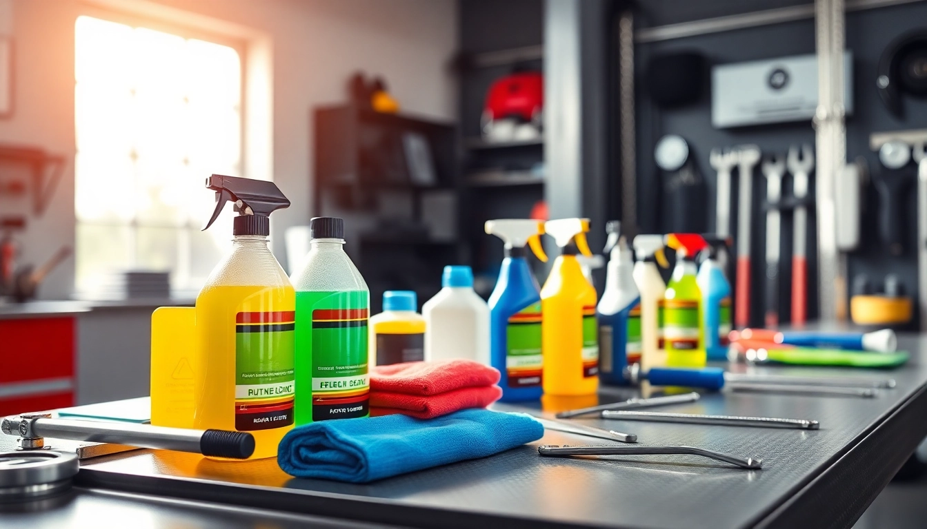 Discover what products do I need to detail my car with an organized car detailing setup showcasing essential items.