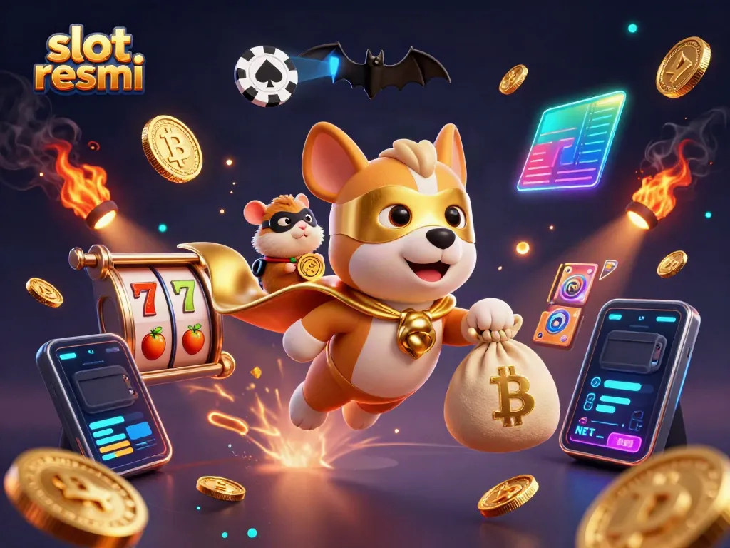 Experience thrilling gaming with slot resmi and dynamic characters in an ultra-detailed casino adventure.