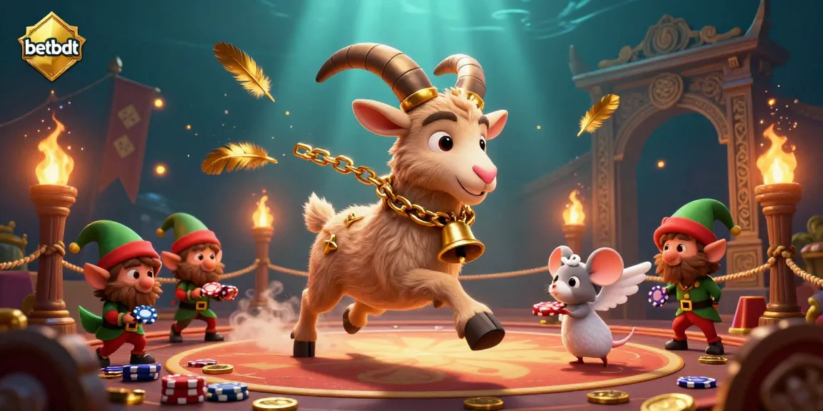 Experience the thrilling atmosphere of betbdt's holiday-horror casino with animated mischievous characters stealing poker chips.