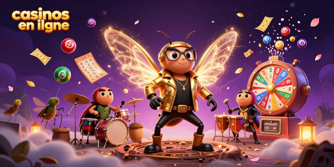 Jouez dans des casinos en ligne avec l'énergie d'une rock star et des jeux animés autour.