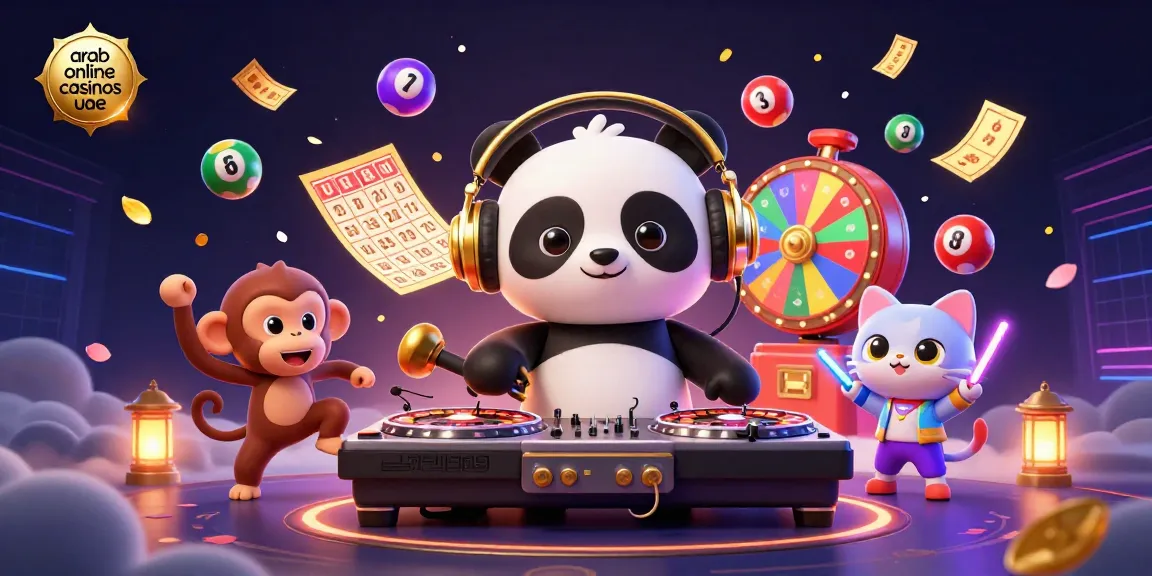 Join the excitement of arab online casinos uae with a vibrant 3D party scene celebrating casino gaming.