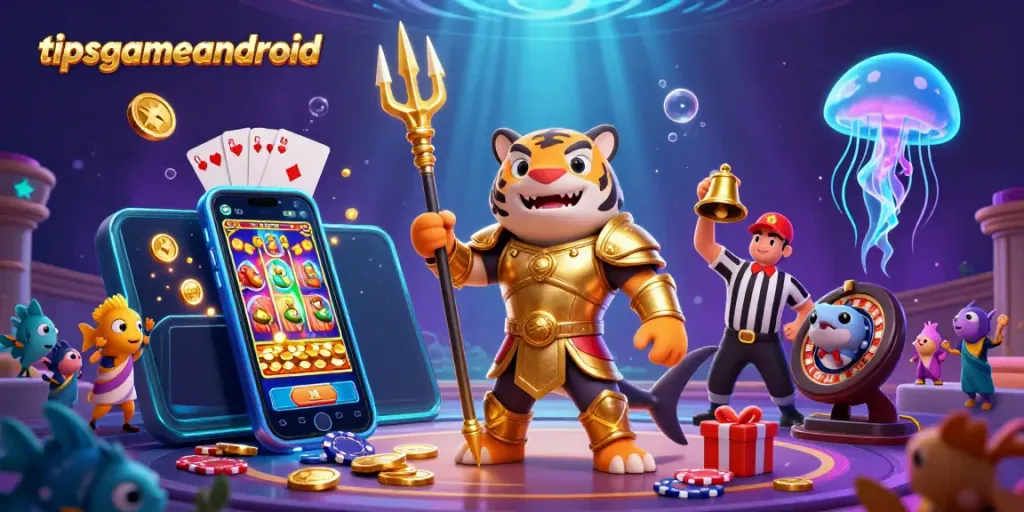 Engage in thrilling gameplay with tipsgameandroid featuring a dynamic underwater casino scene.