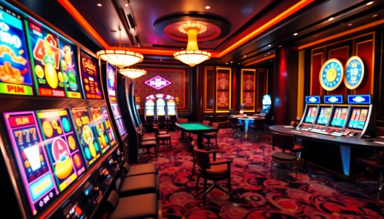 Speel bij pistolo casino 1 met spannende gokkasten en live tafelspellen in een energieke sfeer.