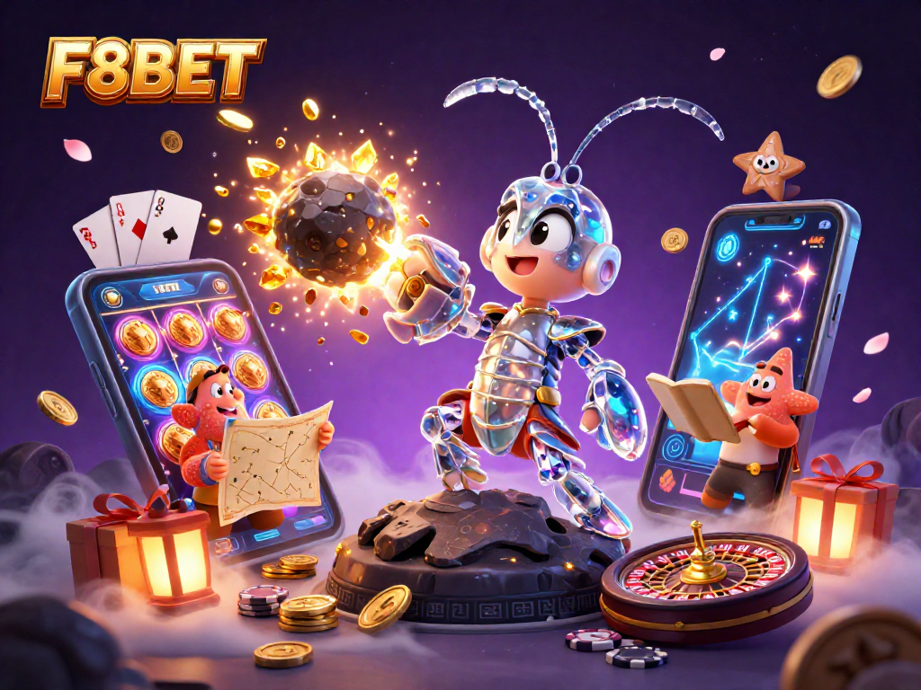 Experience thrilling wins with F8BET as the cosmic mantis shrimp unleashes sparkling treasures!