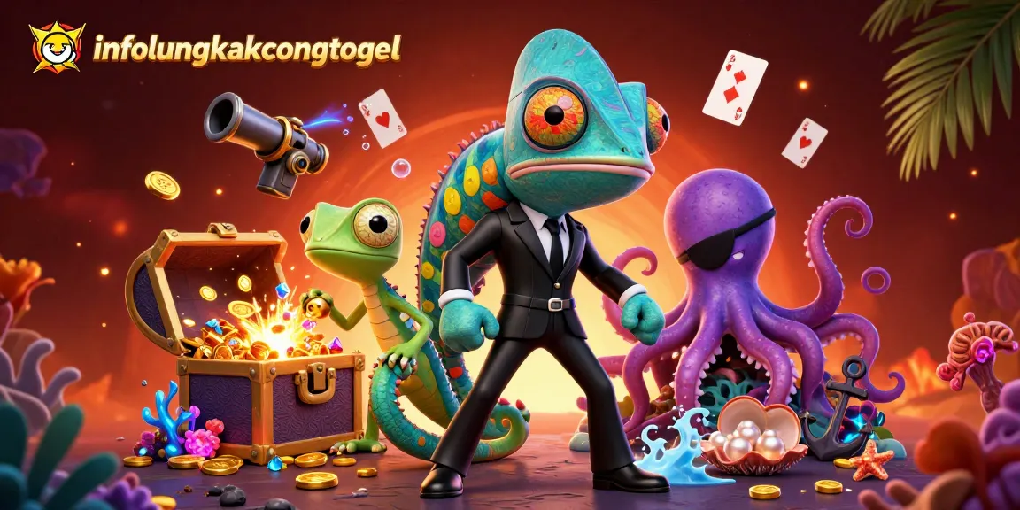 Engage with infolengkapcongtogel in a vibrant casino scene featuring 3D characters and exciting gaming elements.