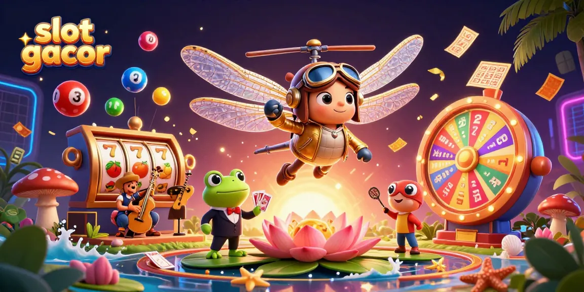 Permainan slot gacor menarik dengan karakter unik dan jackpot berlimpah dalam ilustrasi menarik ini.