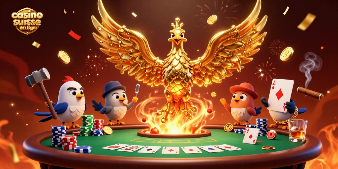 Jouez au casino suisse en ligne et découvrez des moments riches avec une illustration 3D captivante