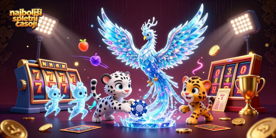 Uživajte v najboljših spletnih casinojih z edinstveno 3D ilustracijo, ki prikazuje igralne avtomate in čarobne like.