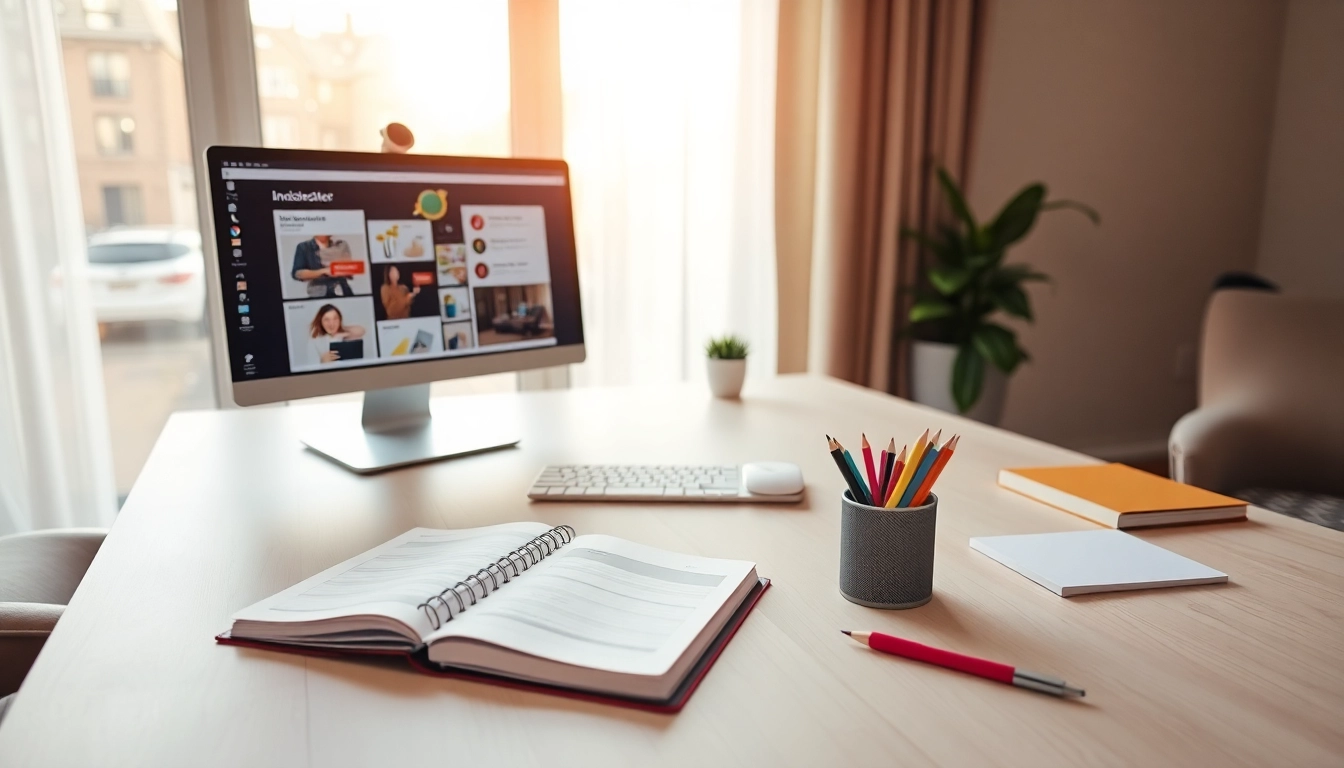 Boost Effortless Daily Organization with a cozy, modern workspace featuring a stylish planner.