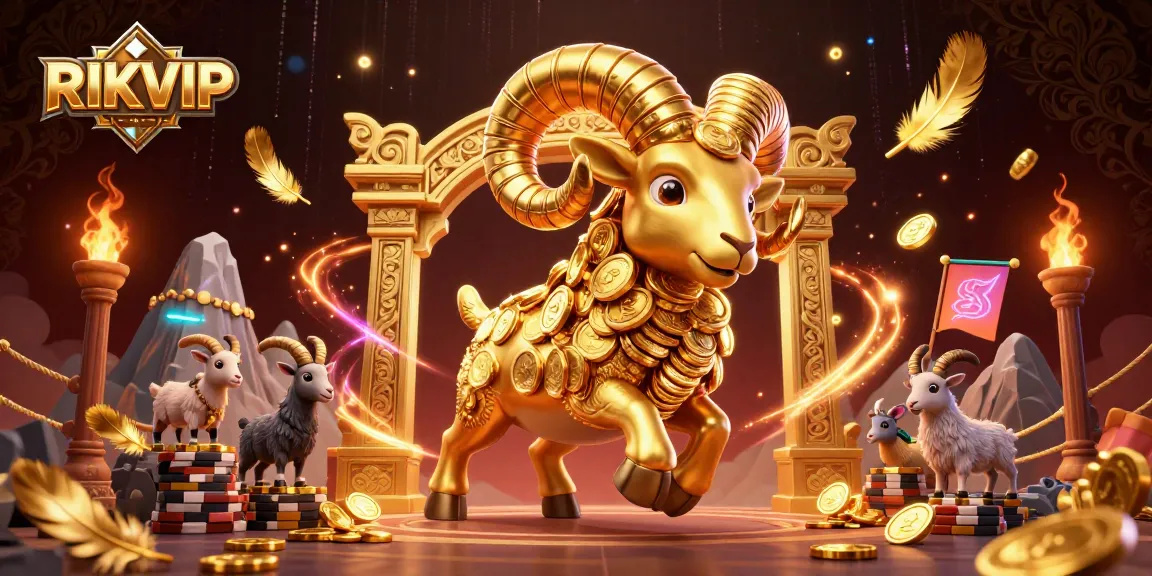 Engage in thrilling sports betting with RIKVIP's dynamic and vibrant 3D casino scene.