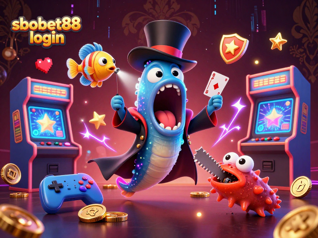 Engage with sbobet88 login for your thrilling casino experience featuring vibrant game elements and dynamic characters.