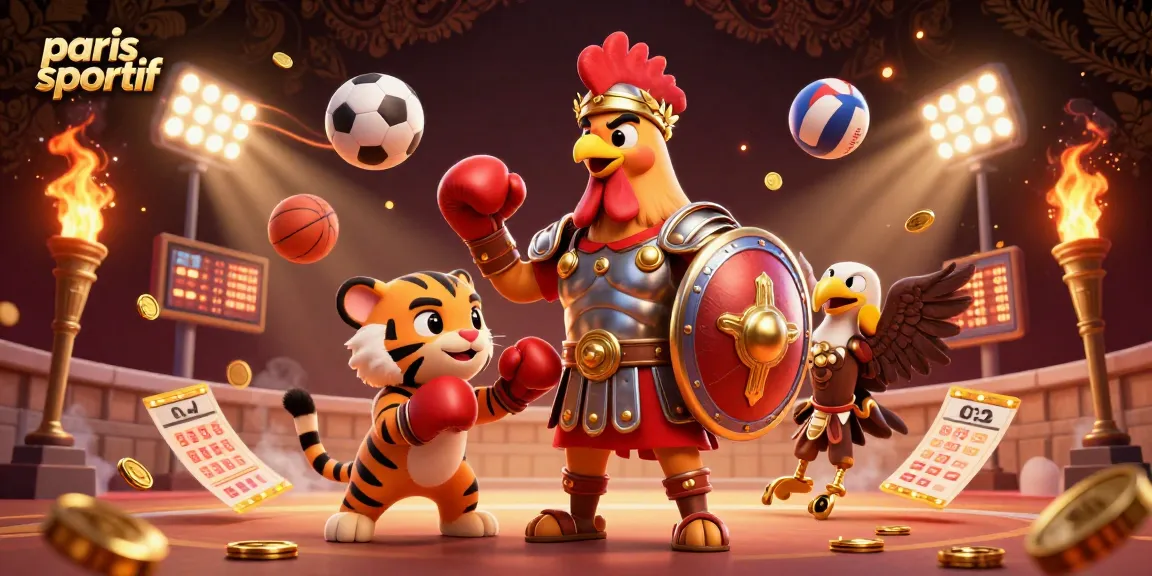 Paris sportif : victoire stratégique avec un coq gladiateur et des éléments de jeu dynamiques