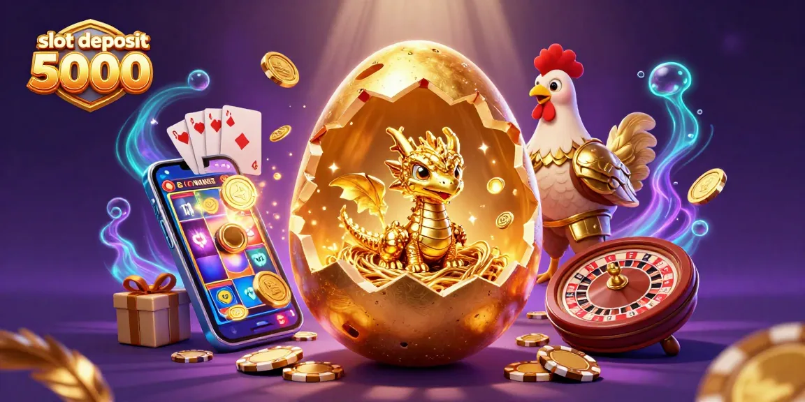 Engage with thrilling action at slot deposit 5000 featuring vibrant golden characters and dynamic gaming elements.