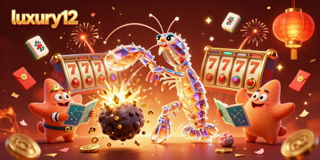 Experience luxury12 high-stakes excitement with golden gems and dynamic casino elements.