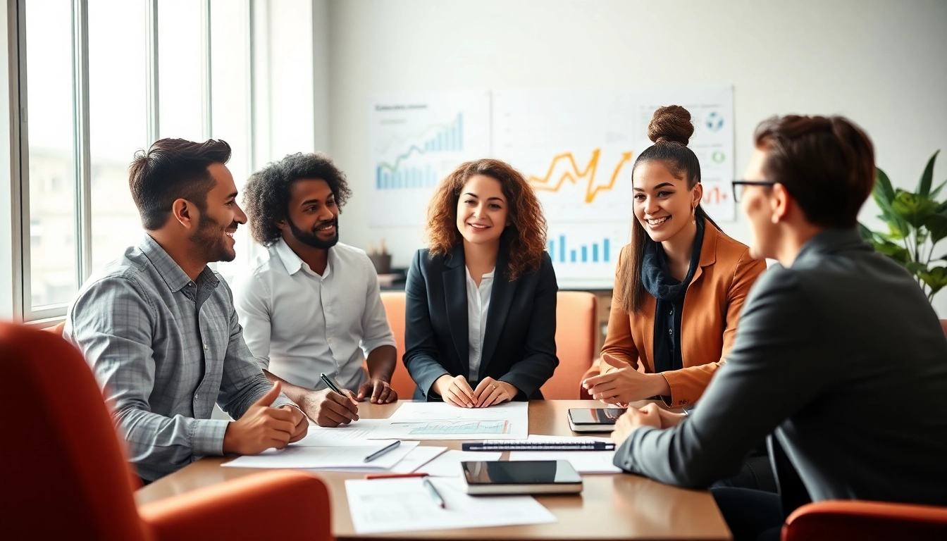 Explore individuals brainstorming their Ideal Career paths in a collaborative workspace.