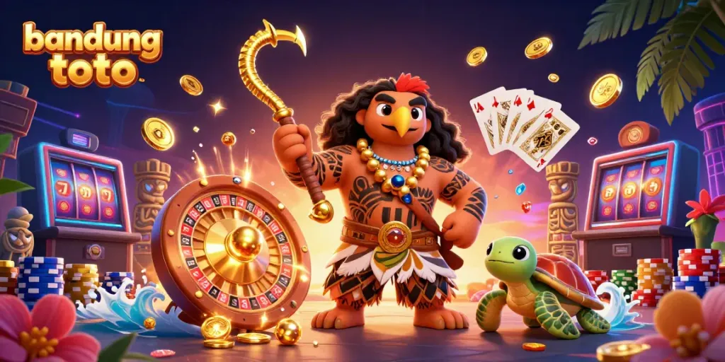 Experience the thrill of gaming with bandung toto featuring vibrant 3D characters, casino elements, and immersive action.