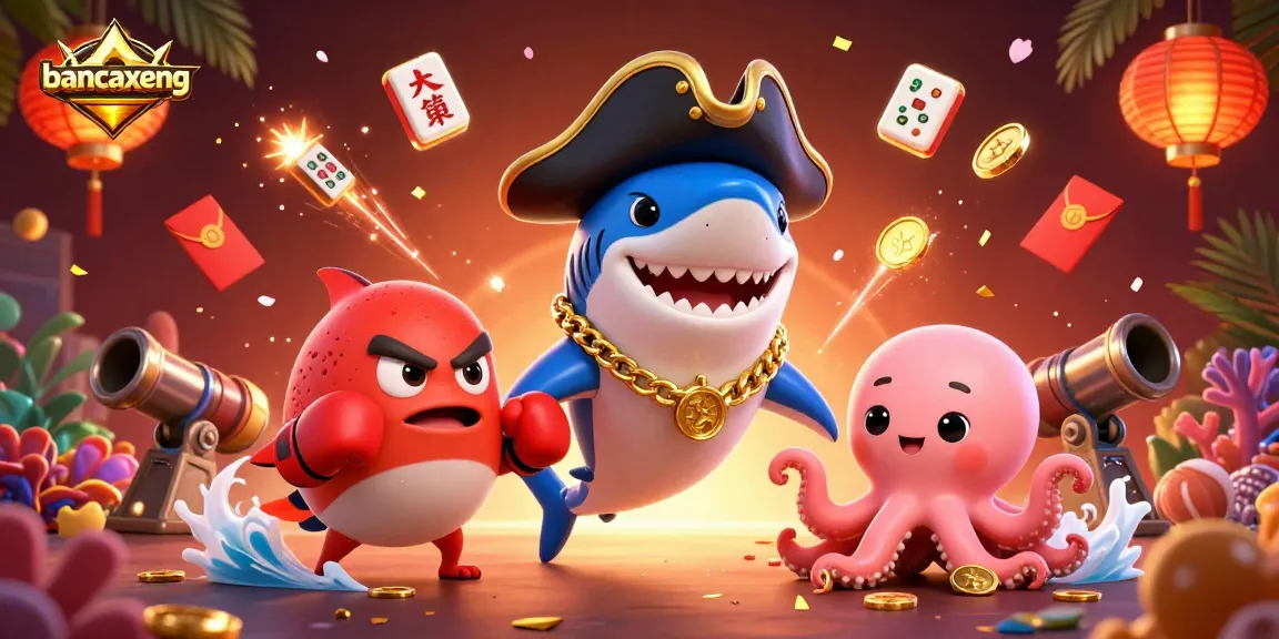 Engage in exciting bancaxeng gameplay, featuring dynamic sea creatures and vibrant treasure elements.
