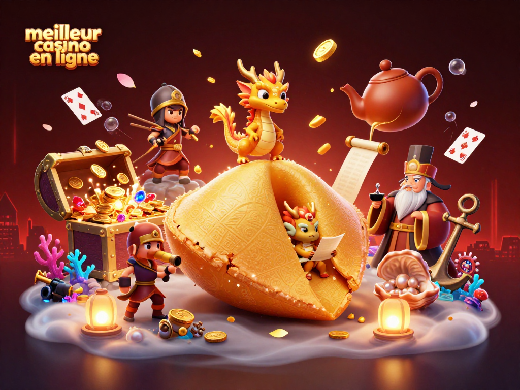 Vivez l'expérience du meilleur casino en ligne avec une illustration dynamique pleine de détails.