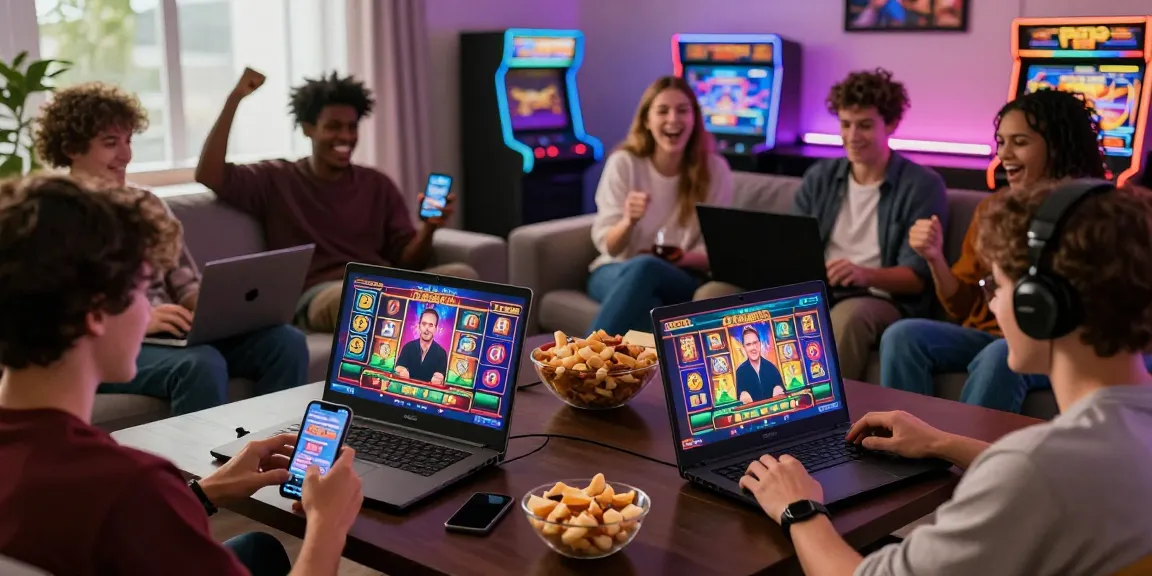 Engaging GemBet Login scene with players enjoying diverse casino games and a dynamic atmosphere