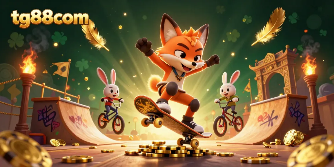 Experience dynamic gaming with tg88com featuring 3D animated characters in casino-themed action.