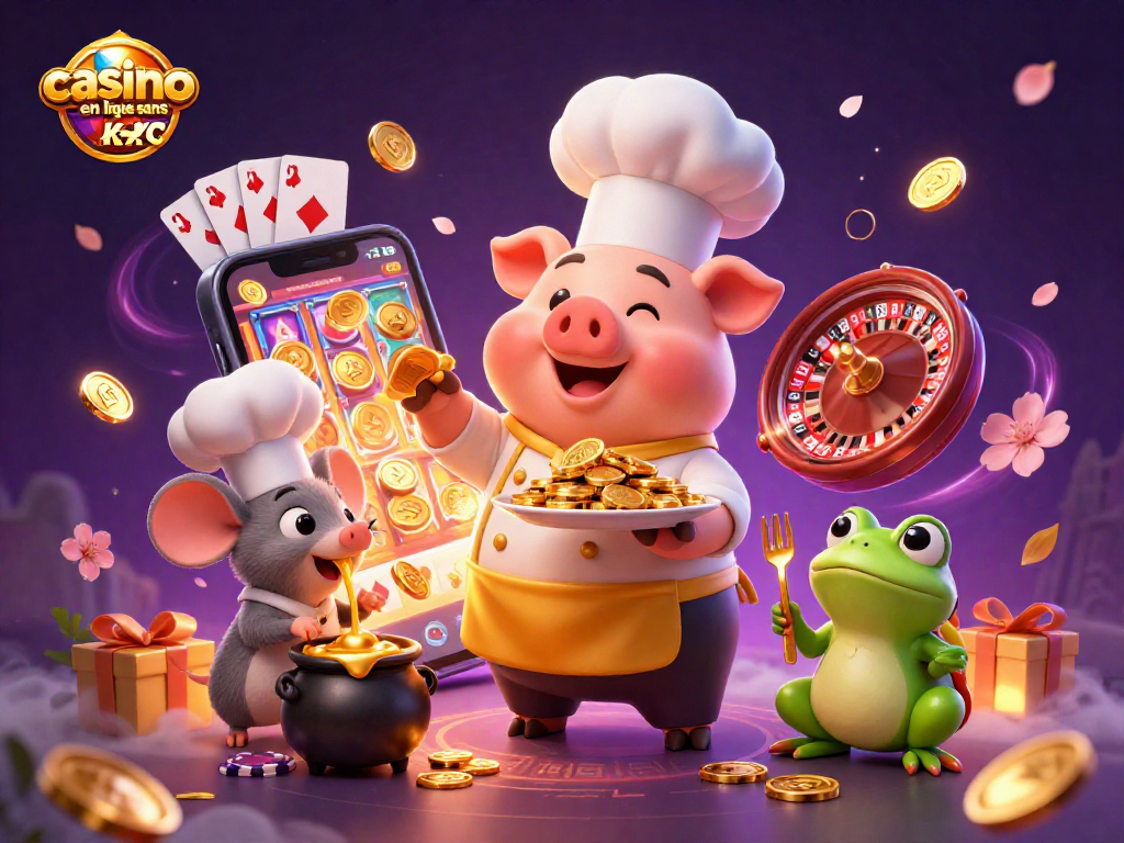 Découvrez l'univers des jeux au casino en ligne sans KYC avec des personnages animés et des éléments de jeu dynamiques.