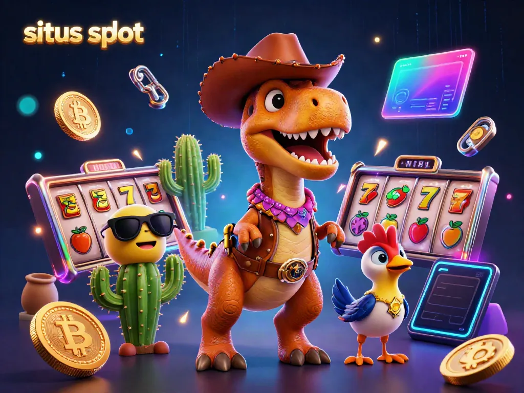 Menggandeng keberuntungan di situs slot dengan T-Rex, kaktus, dan burung roadrunner di dunia jackpot