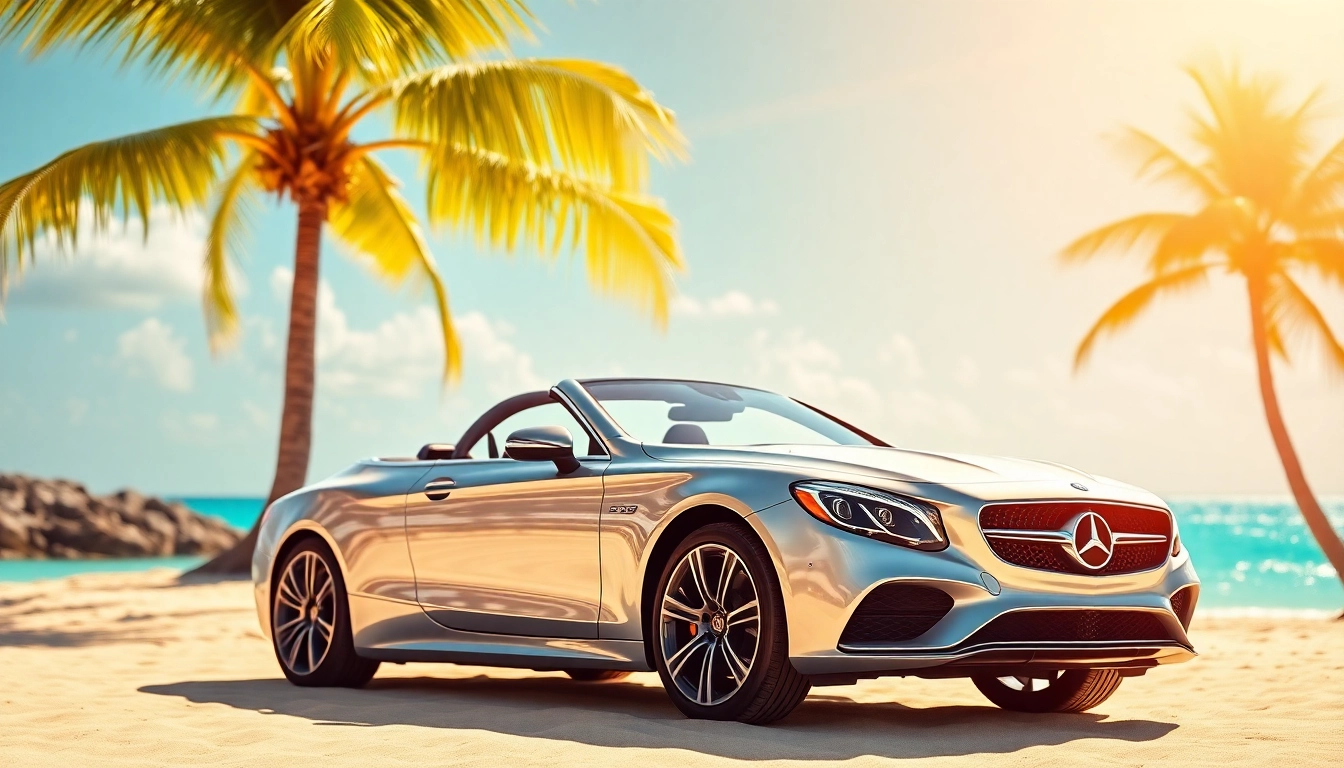 Rent premium car rental saint barth by the beautiful beach with stunning tropical scenery.