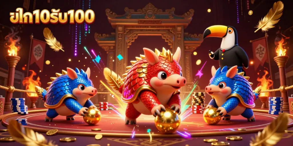 ฝาก10รับ100 โปรโมชั่นภาพประกอบการเล่นสล็อต และการเดิมพันที่สนุกสนานพร้อมความตื่นเต้น