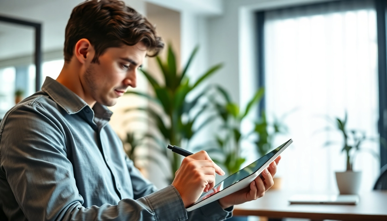 Achieve Your Goals With AI through focused planning and motivation in a modern workspace.