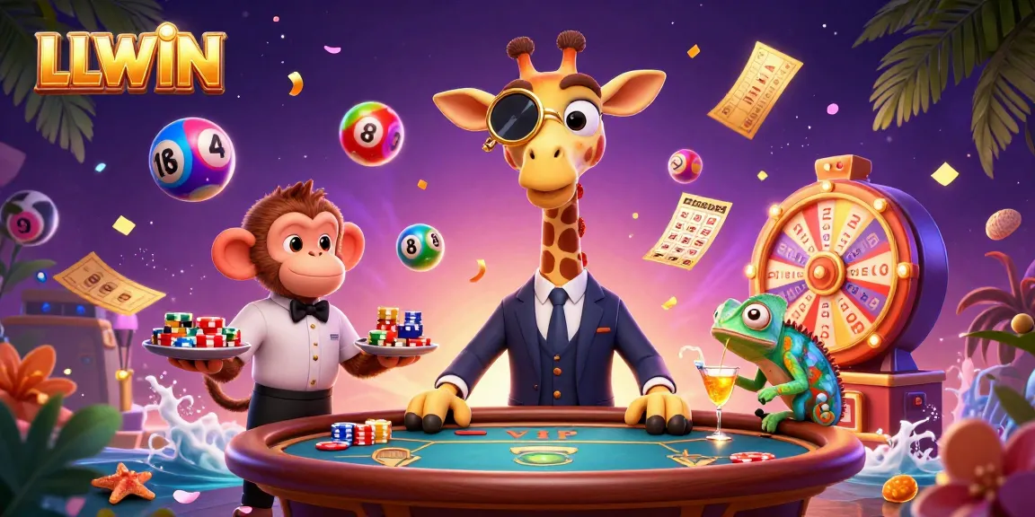Players enjoy vibrant gaming at LLWIN's online casino with a high-roller vibe and exciting elements.