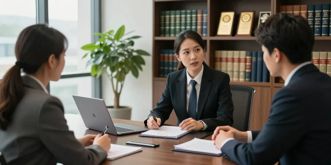 Look at this now during a consultation with a lawyer in a professional office.